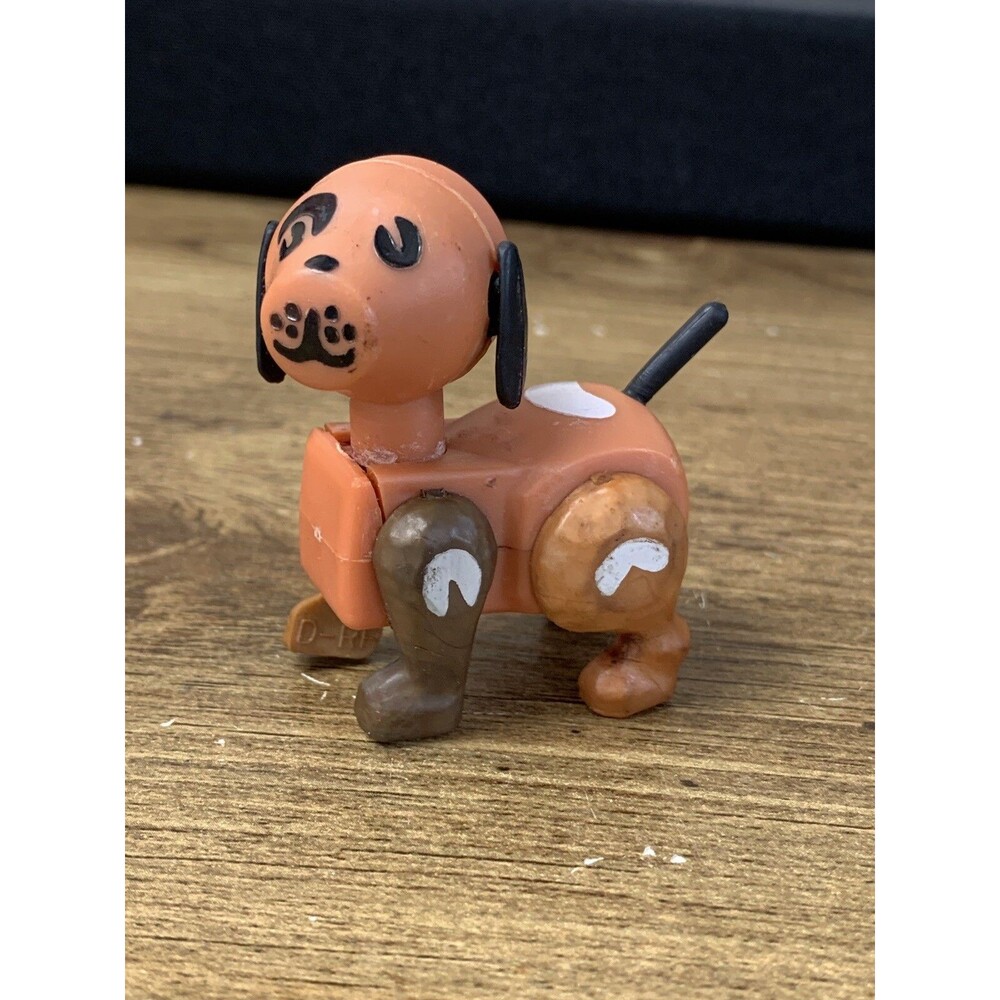 Fisher Price Little People Brown Dog Hex Screw Vintage